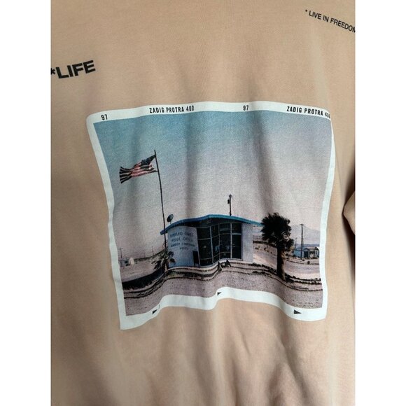 Zadig & Voltaire Men's LG Simba Life Photoprint Crewneck Sweatshirt - Picture 7 of 12